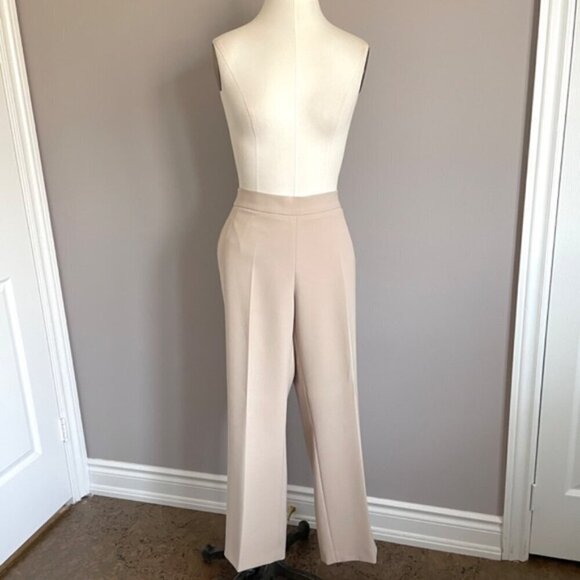 Raffaello Rossi Beige Aisha Pull-On Straight Cropped Pants - 44EU/L-XL 🇮🇹 - Picture 14 of 16